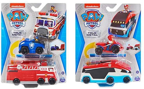 Paw Patrol True Metal Vehicles 21,5x18cm