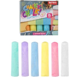 CHALKY CHALK Tiza para acera -15 piezas en caja +