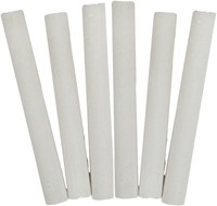 CHALKY CHALK Juego de tizas escolares color blanco 36 piezas 8cm-3