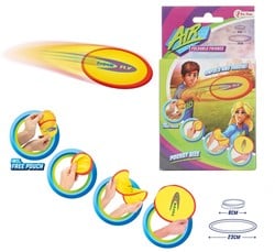AIR Opvouwbare frisbee 'Pocket' + hoesje 1,5x9x10cm.