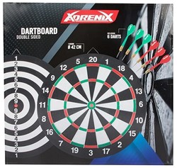 ADRENIX Dartbord -Classic- 42cm -met 6 pijlen