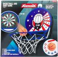 Jeu de fléchettes ADRENIX_Basketball 2 en 1 - plateau + balle-2