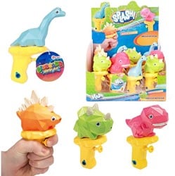 SPLASH Waterpistool Blocked Dinosaur 4 assorti in display (12) 11x5x15cm.