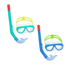 BESTWAY Duikset 2st duikbril+snorkel 2 assorti