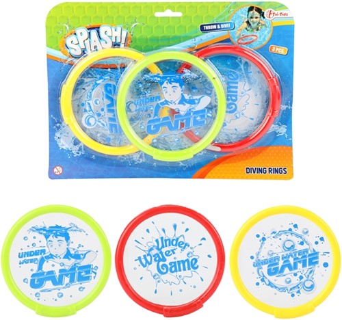 SPLASH Duikringen (duikvis) -3st op kaart