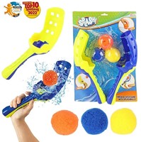 SPLASH Water vangbalspel -2x schep+3 splashballen