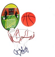 Mini basketbalset net met bal 3x18x24,5cm.-3