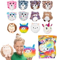 FUN Pluchen knuffeldier -Bulb- 15cm 12 assorti