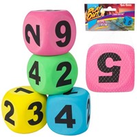 PLAY OUT Foam dobbelsteen XXL -Bright- 10cm EVA 4 assorti