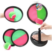 GO PLAY Vangbalspel met klittenband 2 schilden + bal 8x18,5x28cm.