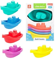 LITTLE STARS Barcos de baño para bebé -5 piezas-