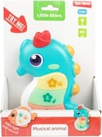 LITTLE STARS Baby muziekdier Vis_Zeepaard Licht & Geluid 2 assortie-2