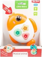 LITTLE STARS Baby muziekdier Vis_Zeepaard Licht & Geluid 2 assortie-3
