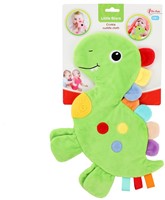 PEQUEÑAS ESTRELLAS Bebé trapo crepitante Peluche Dino 1x20x40cm.-2