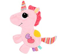 LITTLE STARS Chiffon bébé crépitant doudou Licorne 1x30x35.5cm.-3