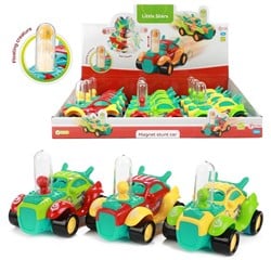LITTLE STARS Stuntauto -Hot Rod- frictie 10x12x9cm 3 assorti in display (9)