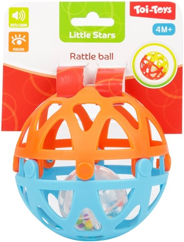 LITTLE STARS Pelota sonajero abierto bebé -Flexi- 10cm 2 surtidos-2
