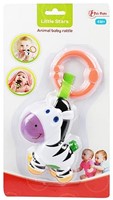 LITTLE STARS Baby rammelaar -Dier- 2 assorti-2