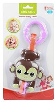 LITTLE STARS Baby rammelaar -Dier- 2 assorti-3