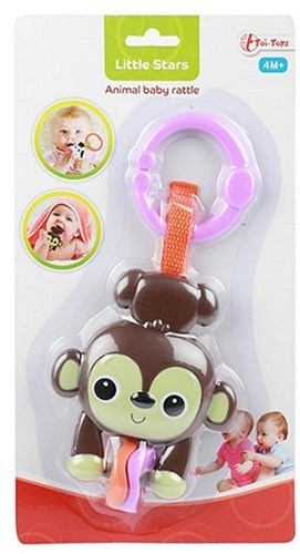 LITTLE STARS Baby rammelaar -Dier- 2 assorti-3
