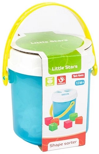 LITTLE STARS Baby vormenstoof -Emmer- met 6 blokken-2