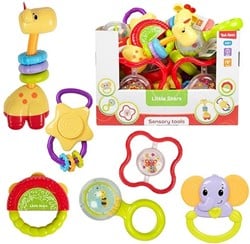 LITTLE STARS Baby rammelaar -My First- 6 assortie