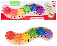 KLEINE STERNE Babyraupe mit sich drehenden Zahnrädern