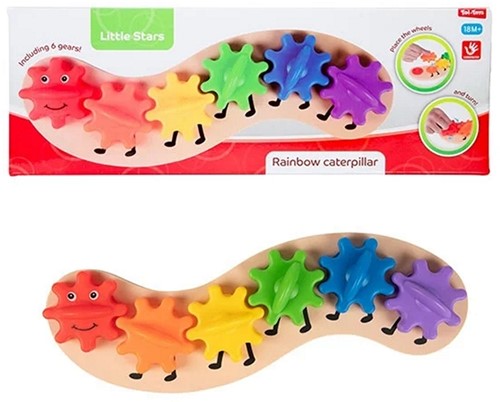 LITTLE STARS Baby rups met draaiende tandwielen