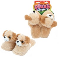PLUSH Pluchen pantoffels_sloffen 'Hond' -mt 25-27