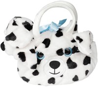 PLUSH Pluche hond in pluche hondenhandtas 3 assorti 13x28x25cm.-3