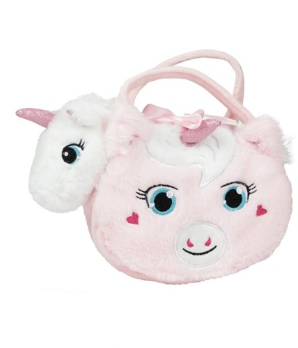 CABALLO DE LOS SUEÑOS Unicornio de peluche en bolsa de unicornio 2 surtidos 12x26x22cm.-3