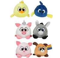 PLUSH Pluchen baldier -Cutest Eyes- 15cm 6 assorti