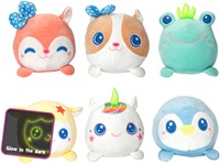 Im Dunkeln leuchtendes Plüschtier -Cuty XL- 23cm 6-fach sortiert