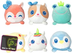 Im Dunkeln leuchtendes Plüschtier -Cuty XL- 23cm 6-fach sortiert