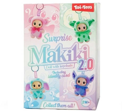 Makiki 2.0 Schlüsselanhänger-Puppe 15 cm in Blindbox 4 verschiedene (12DB)-3