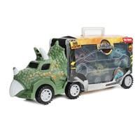 WORLD OF DINOSAURS Dinotruck met 3x auto pull back 11,5x27cm -3
