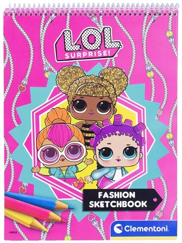 L.O.L. Surprise! Fashion Sketchbook 21x28cm in display (12)