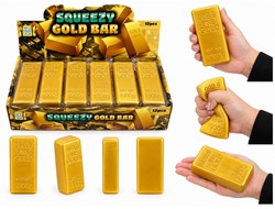 Squeeze Gold Bar 13x5,5x3,5cm in display (12) (Air Freight)