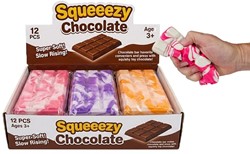 Squeeze Slow Rise chocolate 16x7cm surtidos in display (12) (Air-Freight)