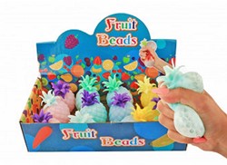 Squeeze Ananas 8cm + Beads 4 assorti in display (12)