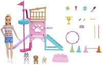 Barbie Stacie Hondenspeelplaats speelset met pop en accesoires-3