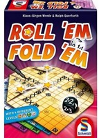 Schmidt Roll 'Em & Fold 'Em Spel 13x18cm  (Taal: UK)