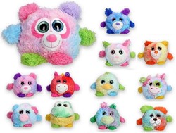 Peluche Sunkid con Occhi Glitterati 18 cm Assortito Big Eye Balls