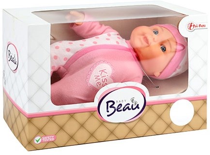 Babypop in vensterdoos 22,5cm 4 assorti-2