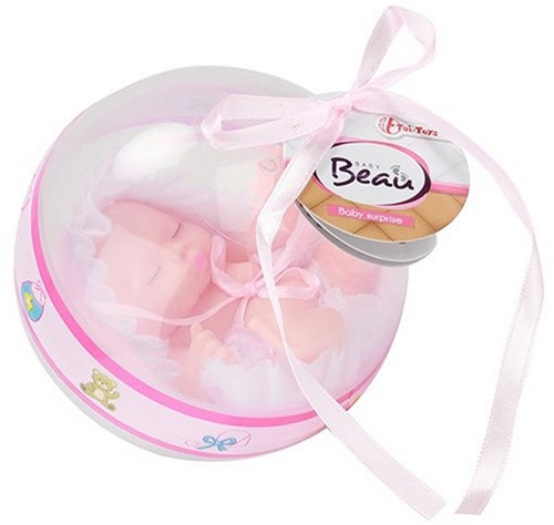 CUTE BABY Babypop in bal 3 assorti 12cm-2