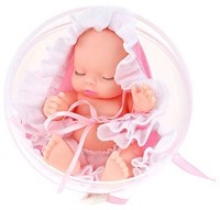 CUTE BABY Baby doll in palla 3 assortiti 12cm-3