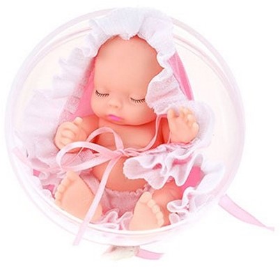 CUTE BABY Baby doll in ball 3 assortis 12cm-3