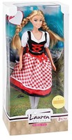 LAUREN Tienerpop in klederdracht -Dirndl- 12x32cm-2