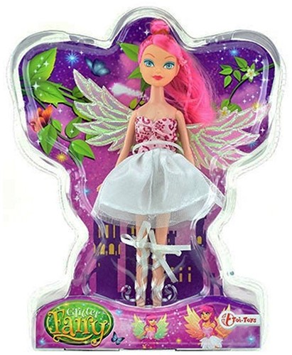 Fee met glittervleugels 22cm