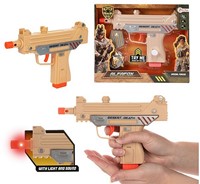 ALFAFOX Militaire set Desert S + pistool met licht en geluid 20x24,5cm